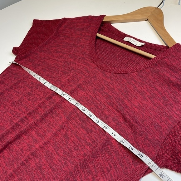 Rag & Bone Red T-Shirt Dress - Size Large - Picture 6 of 8